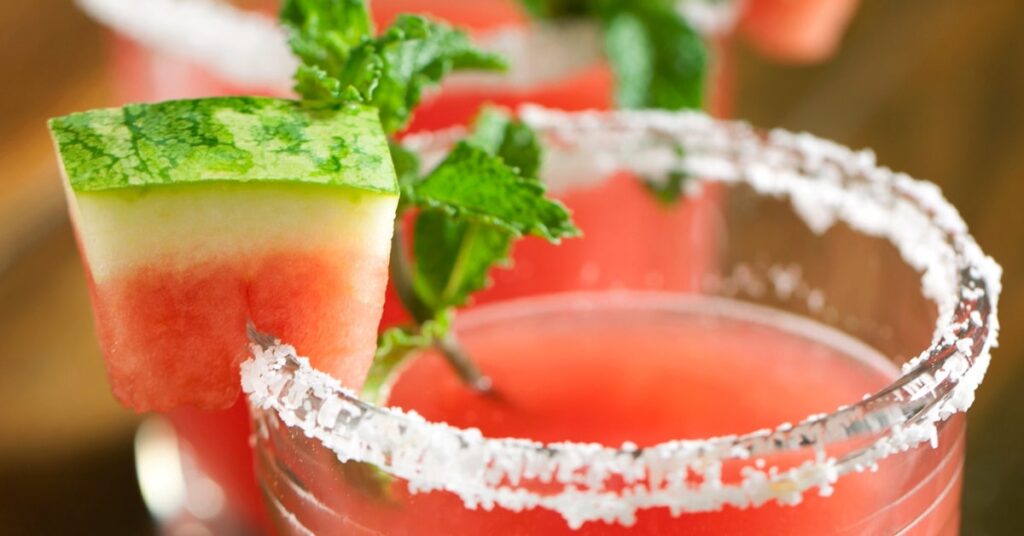 Watermelon Cocktails and Mocktails Drinks