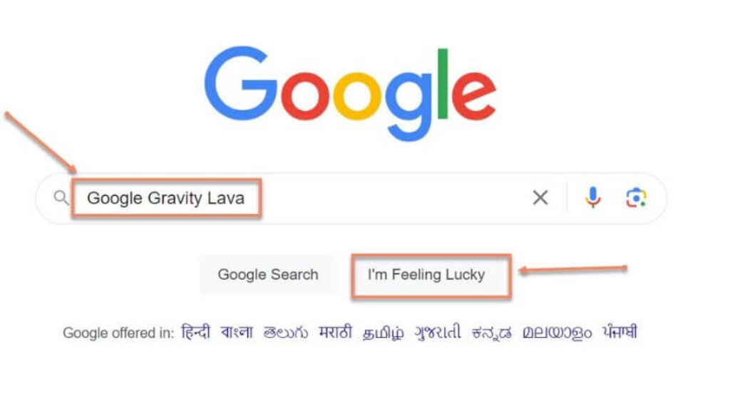 Google Google gravity