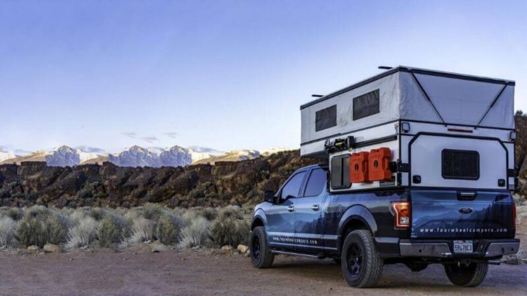  DIY truck cap camping