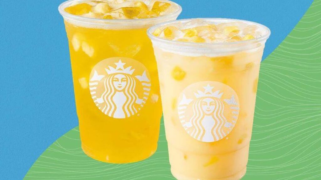 Starbucks menu refreshers